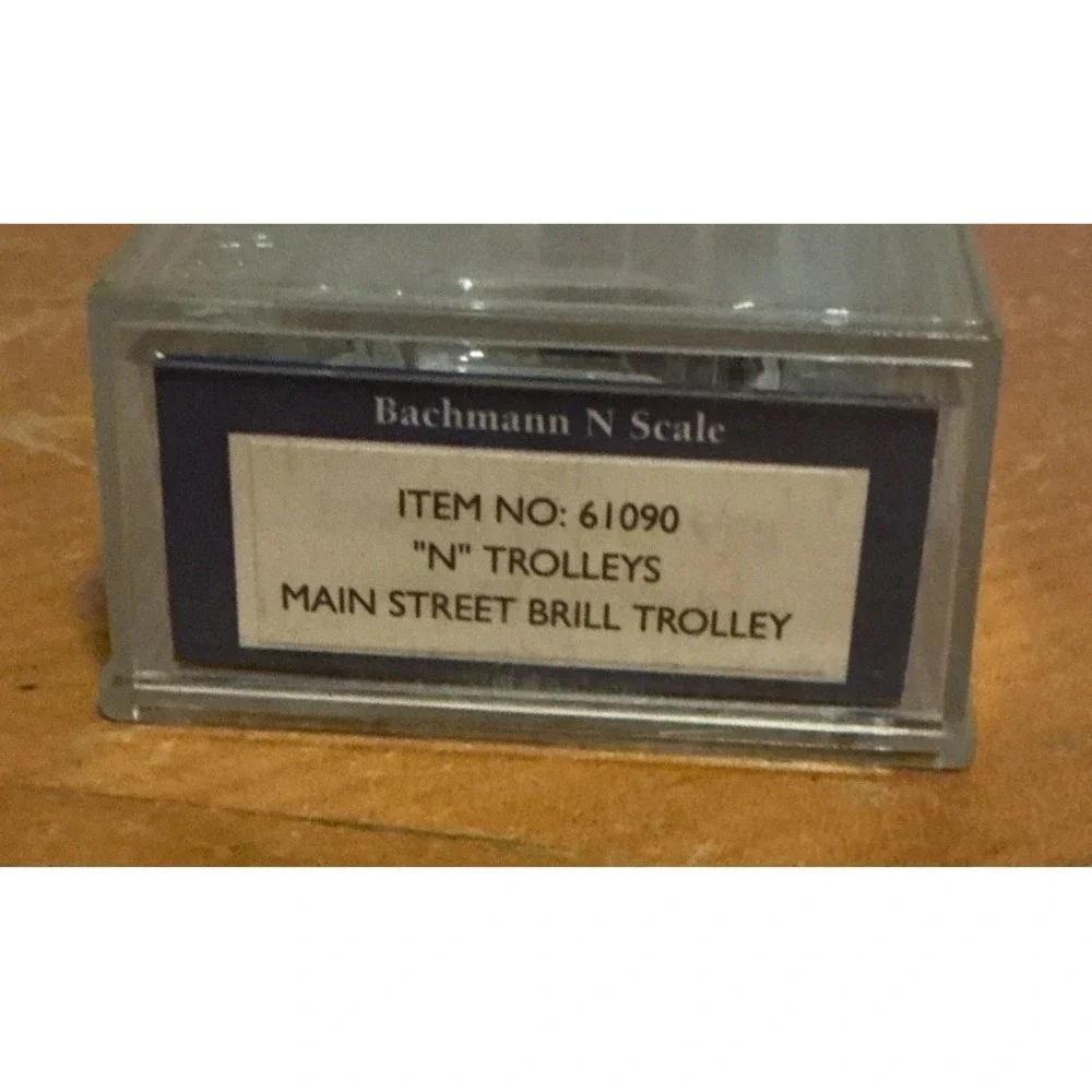 Bachmann N Scale #61090 N‎ Trolleys Main Street Brill Trolley